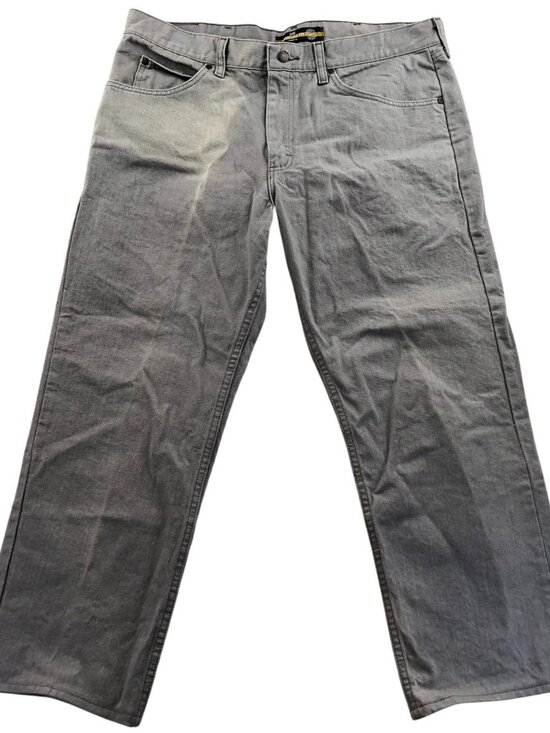 Lee Mens Jeans Size 38x29 Straight Leg Claassi Regular Fit Super Comfort Gray - Picture 1 of 13